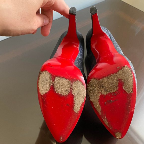 Christian Louboutin Shimmer Heels - Picture 5 of 6
